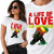 KOSZULKA DAMA  LOVE RASTA